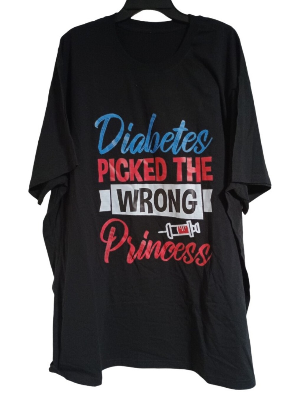 Diabetes Picked The Wrong Princess Graphic T-Shirt
